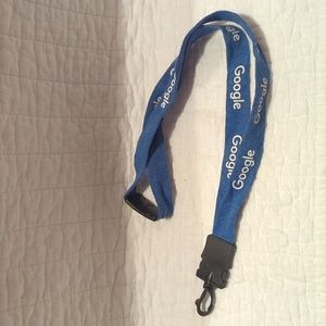 Google branded fabric lanyard